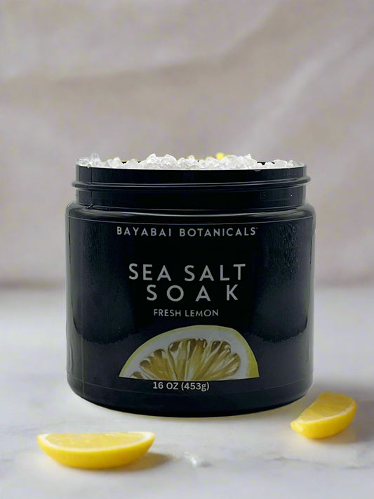 BAYABAI BOTANICALS SEA SALT SOAK FRESH LEMON