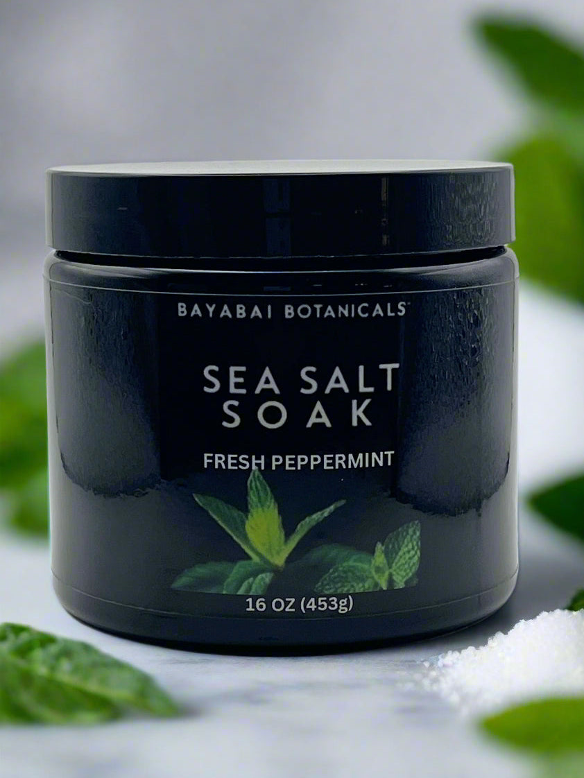 BAYABAI BOTANICALS SEA SALT SOAK FRESH PEPPERMINT
