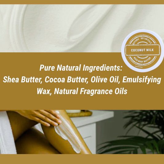 BAYABAI BOTANICALS RICH BODY BUTTER COCONUT MILK