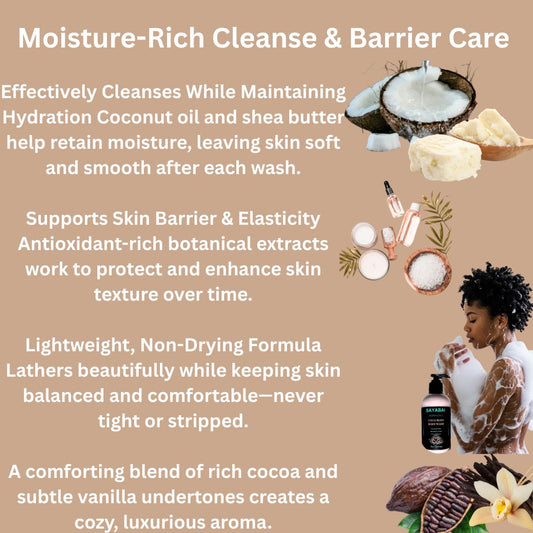 BAYABAI BOTANICALS COCO BLISS BODY WASH 8 OZ