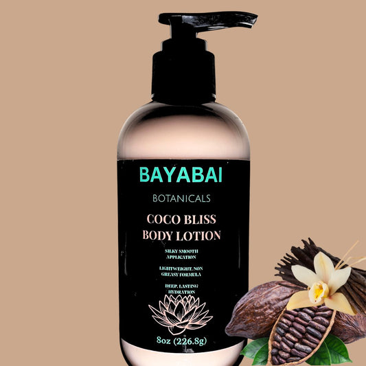 BAYABAI BOTANICALS COCO BLISS BODY LOTION 8 OZ