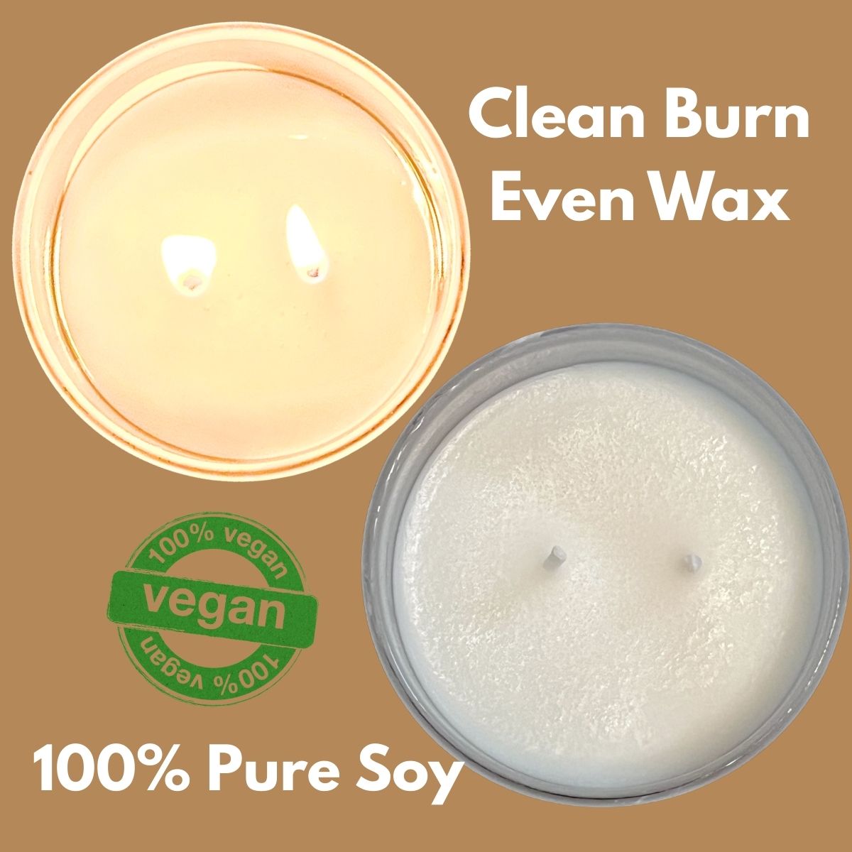 E2 MILK & HONEY- BAYABAI PURE SOY SCENTED  11Oz. 2 Wick Candle