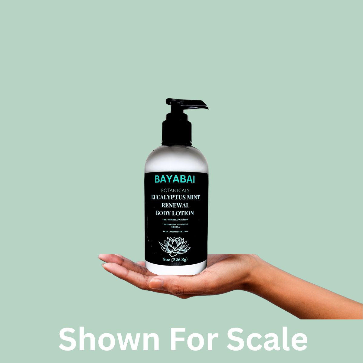 BAYABAI BOTANICALS EUCALYPTUS MINT RENEWAL BODY LOTION – 8 OZ