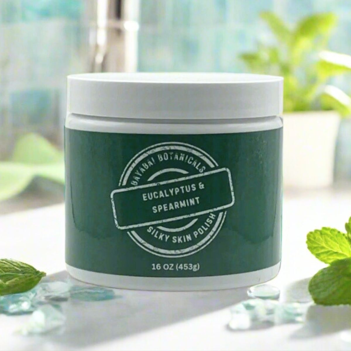 BAYABAI BOTANICALS SILKY SKIN POLISH EUCALYPTUS & SPEARMINT