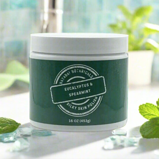 BAYABAI BOTANICALS SILKY SKIN POLISH EUCALYPTUS & SPEARMINT