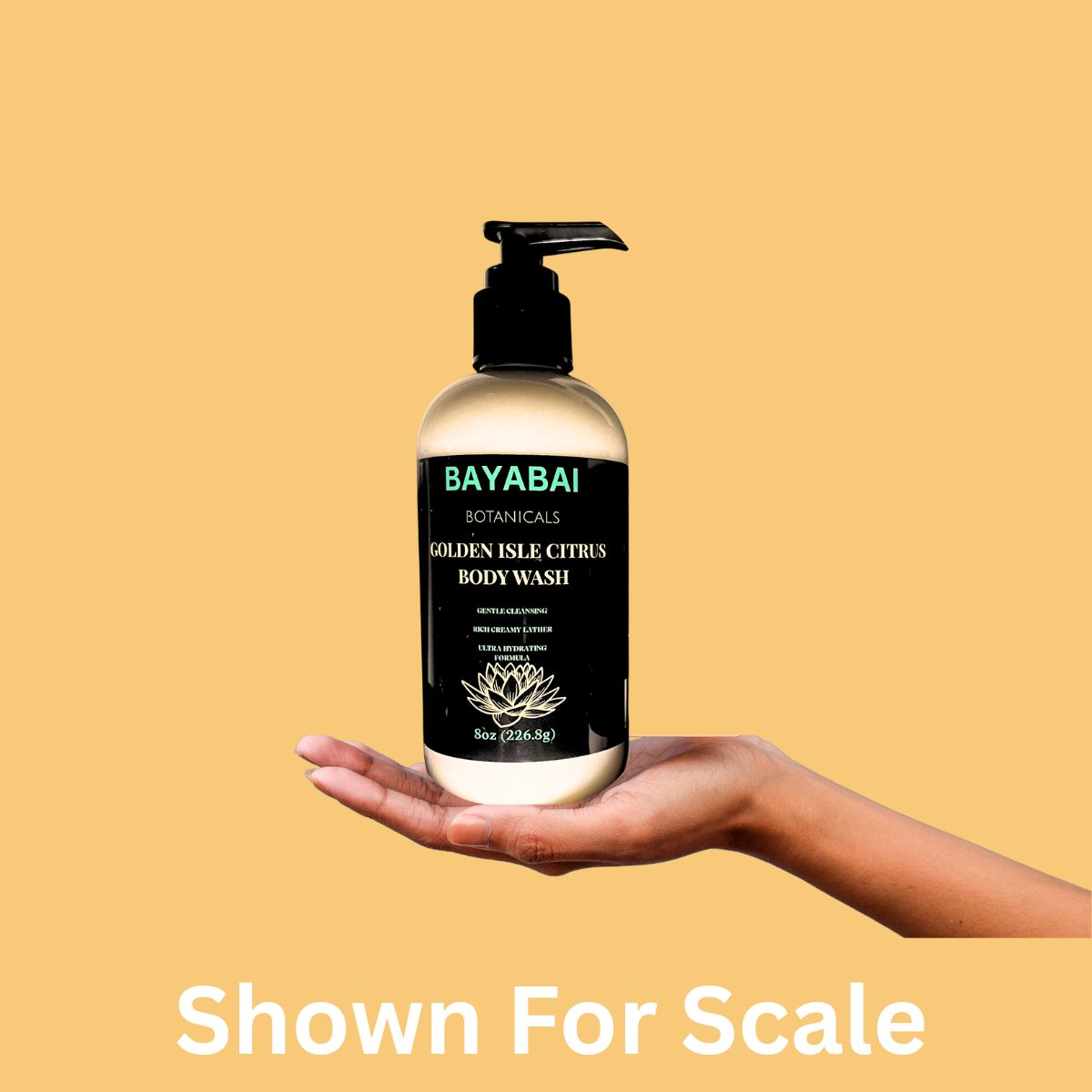 BAYABAI BOTANICALS GOLDEN ISLE CITRUS BODY WASH 8 OZ