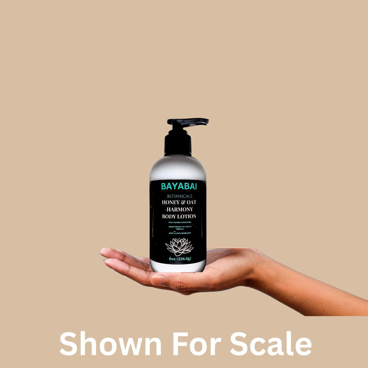 BAYABAI BOTANICALS HONEY & OAT HARMONY BODY LOTION – 8 OZ