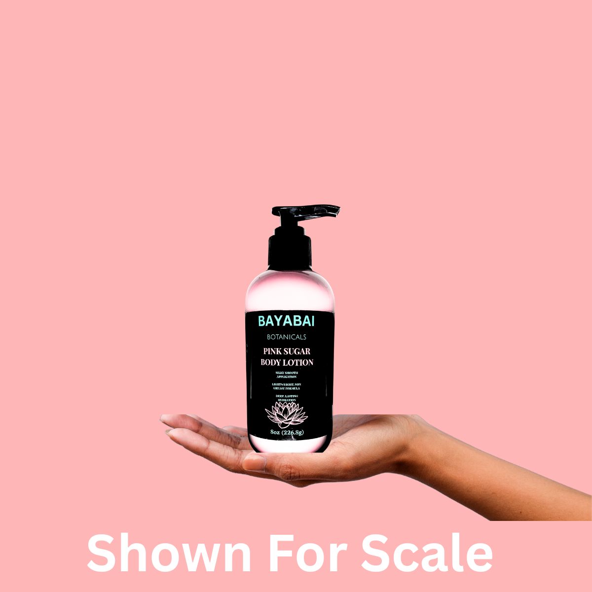 BAYABAI BOTANICALS PINK SUGAR BODY LOTION – 8 OZ