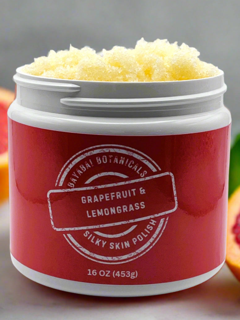 BAYABAI BOTANICALS SILKY SKIN POLISH GRAPEFRUIT & LEMONGRASS