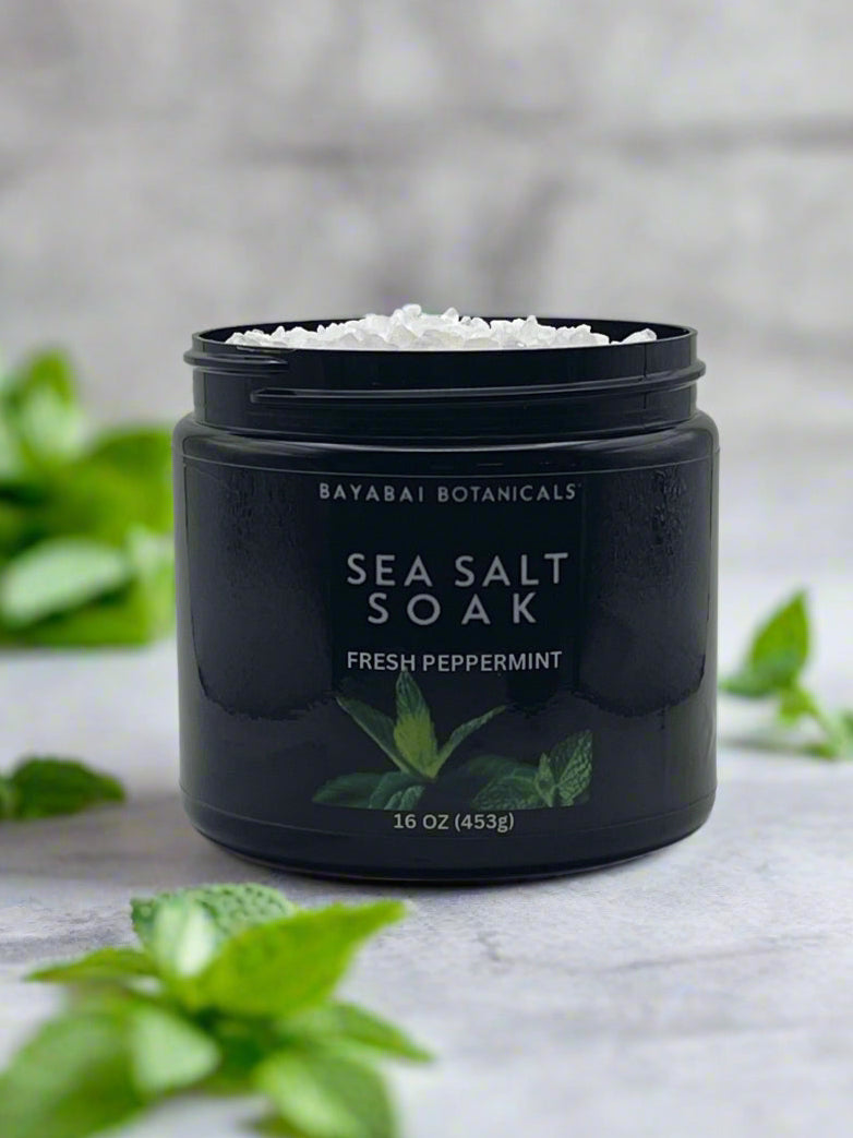BAYABAI BOTANICALS SEA SALT SOAK FRESH PEPPERMINT