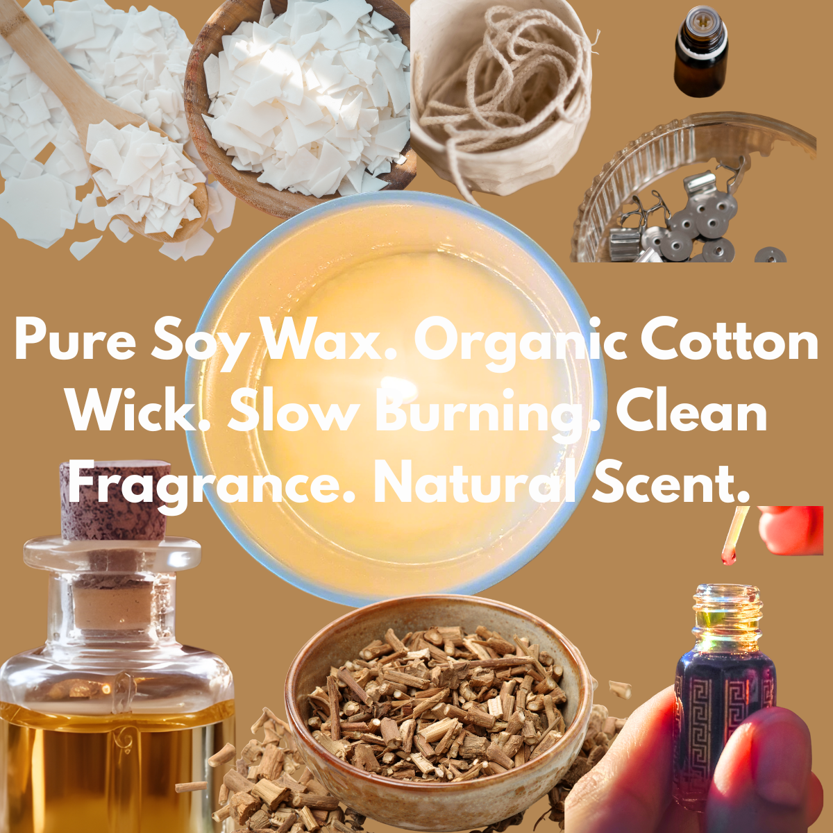 SEDONA GLOW - BAYABAI AROMATICS -8 OZ SCENTED SOY CANDLE