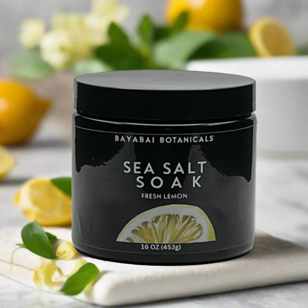 BAYABAI BOTANICALS SEA SALT SOAK FRESH LEMON